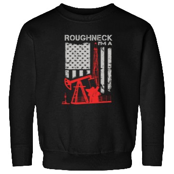 Discover Driller - roughneck - oilfield - oilfield flag u Sweatshirts
