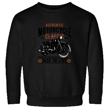 Discover motorcycle Sweatshirts
