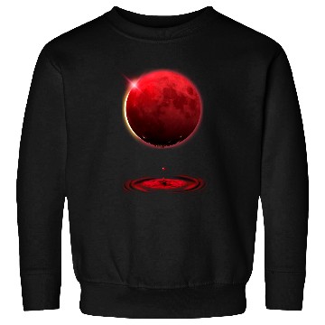 Discover Vampire werewolf blood red moon eclipse Sweatshirts