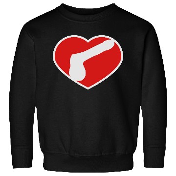 Discover logo i love heart gay gay cock lover penis big man Sweatshirts