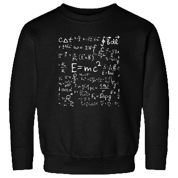 Discover Physics science teacher formula cheat shee Sweatshirts