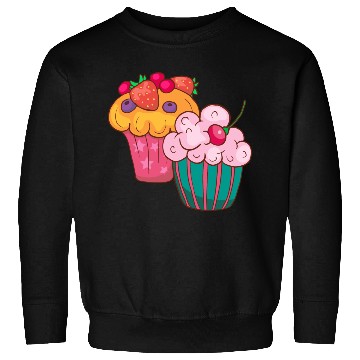 Discover Cupcake Muffin Bakery Cake Candy Sweets Cookie Sweatshirts
