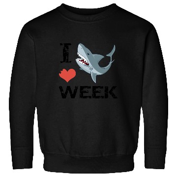 Discover i love shark week shark Sweatshirts