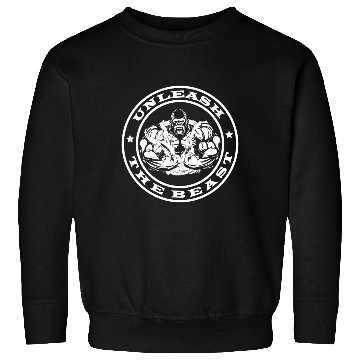 Discover Unleash the Beast Gorilla Ape Bodybuilding Gym Top Sweatshirts
