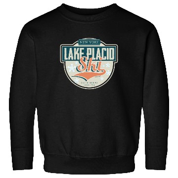 Discover Skiing Ski Ski holidays Skier Lake Placid Outfitte Sweatshirts