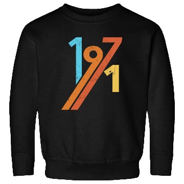 Discover 1971 vintage retro birthday Sweatshirts