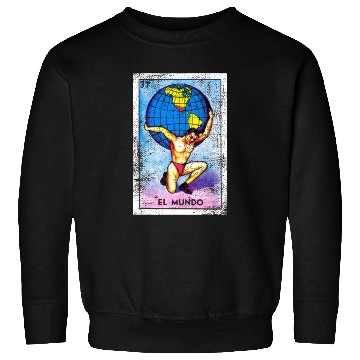 Discover El Mundo Mexican Loteria Bingo Card Sweatshirts