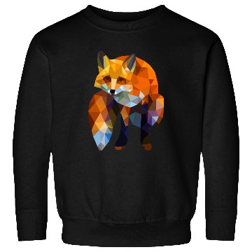 Discover Geometric Nature Fox Sweatshirts