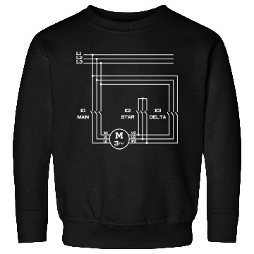 Discover Electrical engineering Engine Motor Stern Triangle Sweatshirts