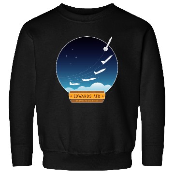 Discover Edwards Air Force Base - yellow and brown logo Sweatshirts