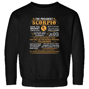 Discover Scorpio zodiac Sweatshirts