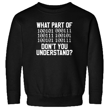 Discover Binaer Code Computer Science Student Sweatshirts
