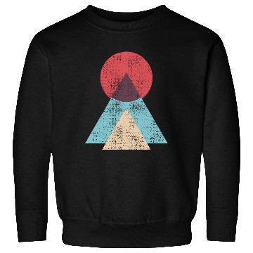 Discover Mountains Sun Nature Abstract Sweatshirts