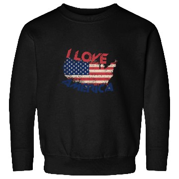 Discover I LOVE AMERICA Sweatshirts