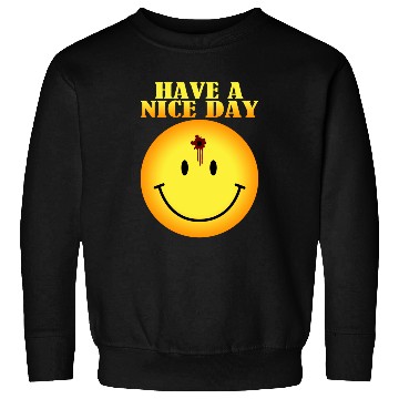 Discover smiley face bullet hole Sweatshirts