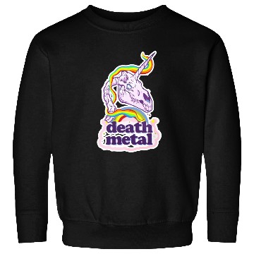Discover Death Metal Unicorn Sweatshirts