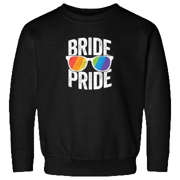 Discover Bride Pride Bachelorette Party Sweatshirts LGBT Pride Lesbian