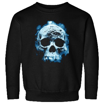 Discover Blue Flame Halloween Death Skull Sweatshirts