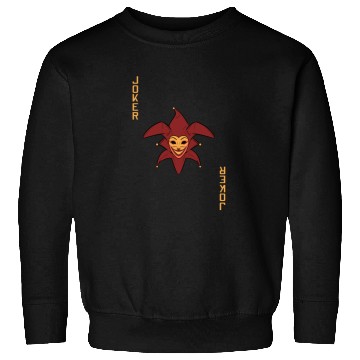 Discover Joker Playing Card Sweatshirts