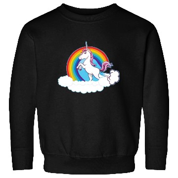 Discover Rainbow Unicorn Love Sweatshirts