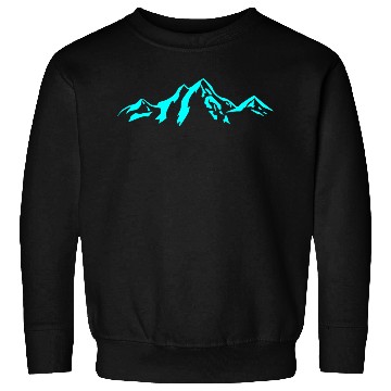 Discover Bergkulisse / Mountains blue Sweatshirts