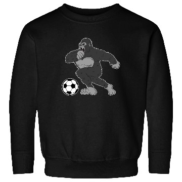 Discover Gorilla Mokey Ape Soccer Player Gift & Present Sweatshirts