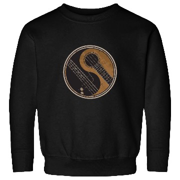 Discover Guitar Ying Yang Gift Guitar Player Sweatshirts