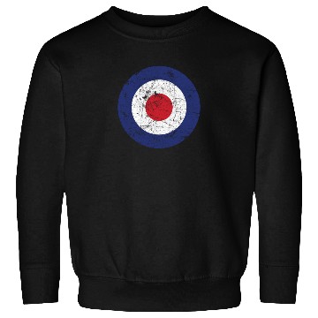 Discover Distressed Target Bullseye British RAF Roundel Sweatshirts