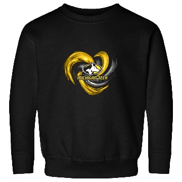 Discover michigan tech animals heart husky Sweatshirts