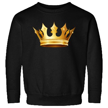 Discover King prince monarch VIP golden crown gold image Sweatshirts