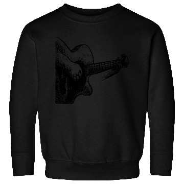 Discover Cool beautiful hand drawn guitar Sweatshirts