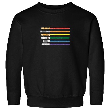 Discover Lightsaber Rainbow Gay Pride Lesbian LGBT Sweatshirts