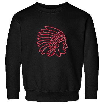 Discover Native American Indian Chief Neon Sign Sweatshirts