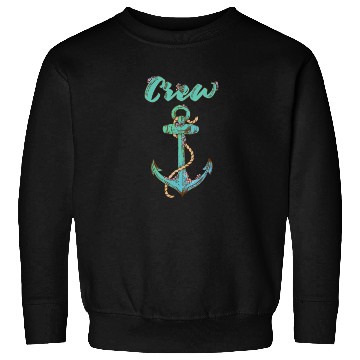 Discover Crew Anchor Nautical Sweatshirts