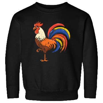 Discover Retro Vintage Grunge Style Rooster Sweatshirts