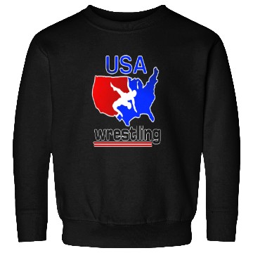 Discover USA Wrestling Sweatshirts