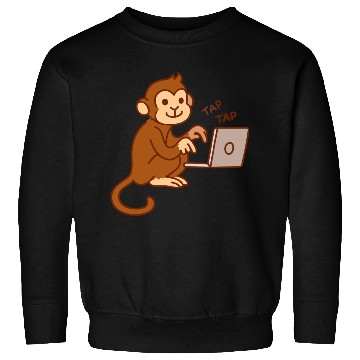 Discover monkey laptop Sweatshirts