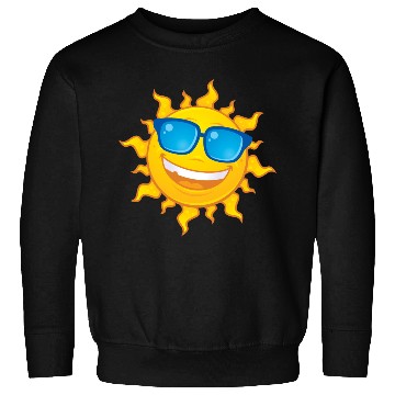 Discover Sun Wearing Sunglasses Sweatshirts