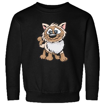 Discover WEIRD CAT Crazy Mad funny Cartoon Comic Gift Sweatshirts