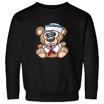 Discover SAILOR TEDDY BEAR captain crew sail boat nautical Sweatshirts