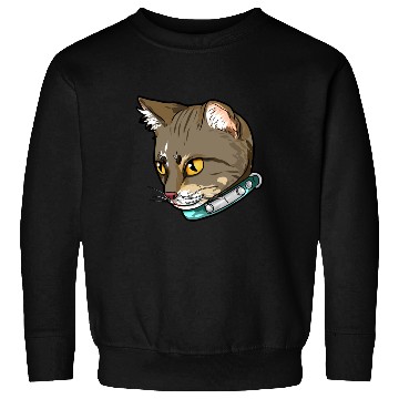 Discover Brazilian Shorthair Cat Face Love Sweet cool funny Sweatshirts