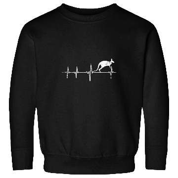 Discover Kangaroo Heartbeat Sweatshirts