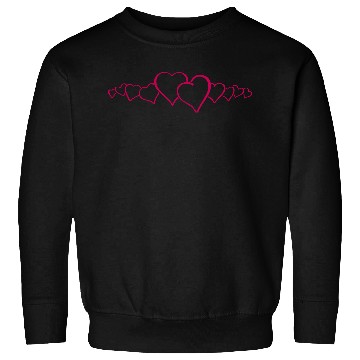 Discover Hearts Family Vector (changeable color) Sweatshirts