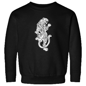 Discover Classic White Tribal Panther Sweatshirts