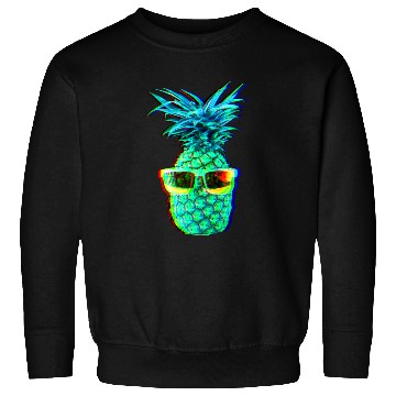 Discover EDM Pineapple EDM Trippy Neon Rave Sweatshirts