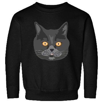 Discover Cat British Shorthair Cat Face - Gift Idea Sweatshirts