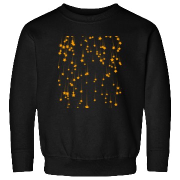 Discover Meteor shower with yellow stars Sweatshirts