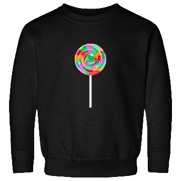 Discover Lollipop Stick Swirl Sweet Candy Sweatshirts