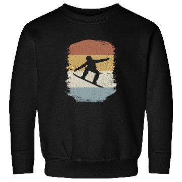 Discover Snowboard Snowboarding Snowboarder Retro Gift Sweatshirts