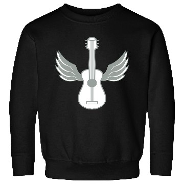 Discover wings fly angel sky cool guitar learn play song co Sweatshirts